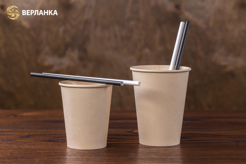 Paper drinking straws disposable biodegradable